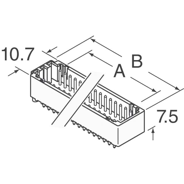 3-292141-0 TE Connectivity AMP Connectors  Embases à broches mâles